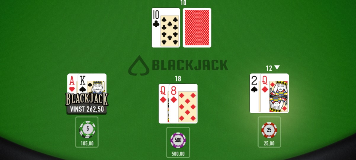 öva på blackjack på nätet